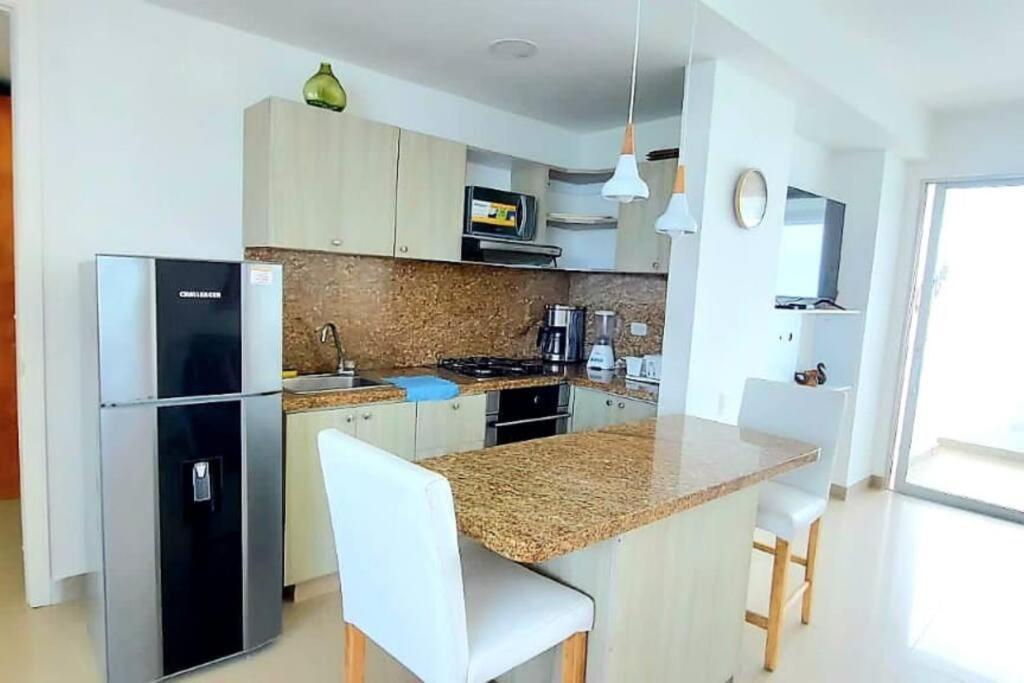 Hermoso Apartamento Vista Al Mar. Edf Palmetto 1 . Cartagena ภายนอก รูปภาพ